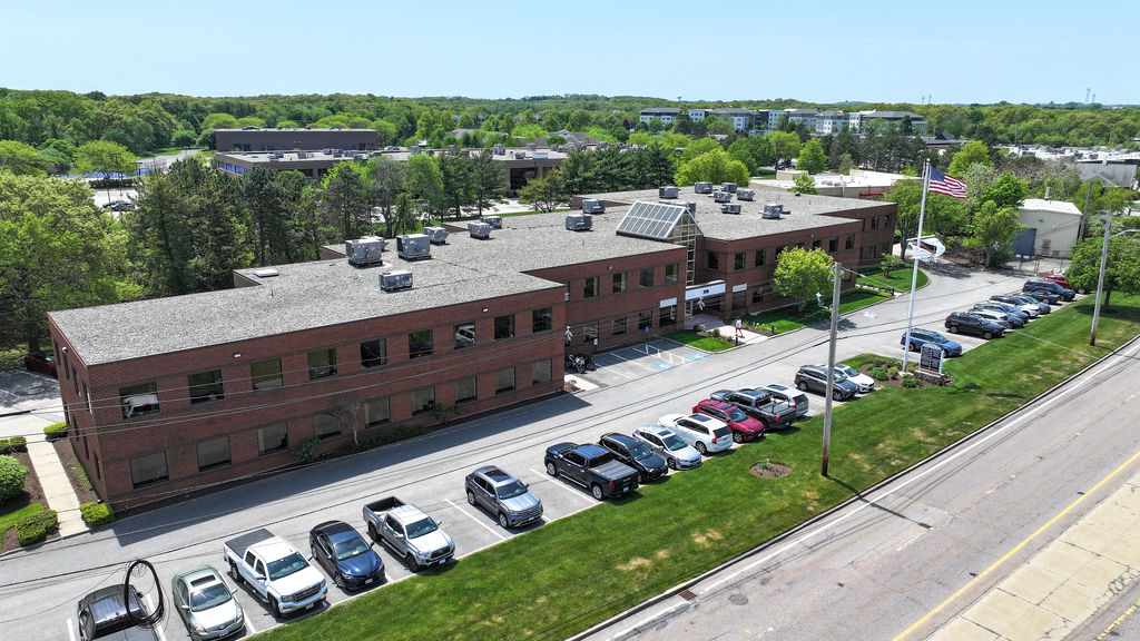 Workspace Hingham, headquarters at 350 Lincoln St, aerial view