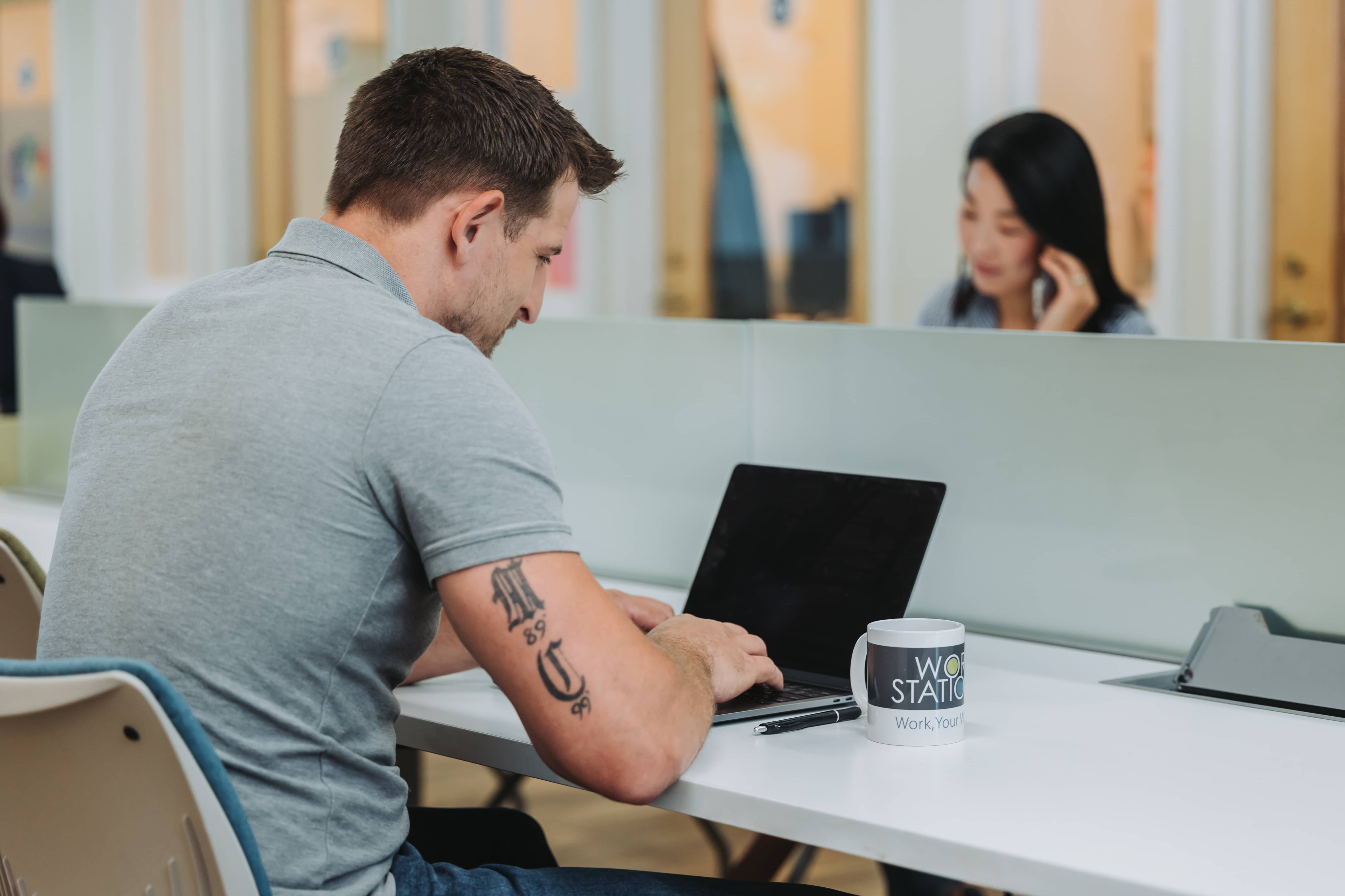 The Cohasset coworking area
