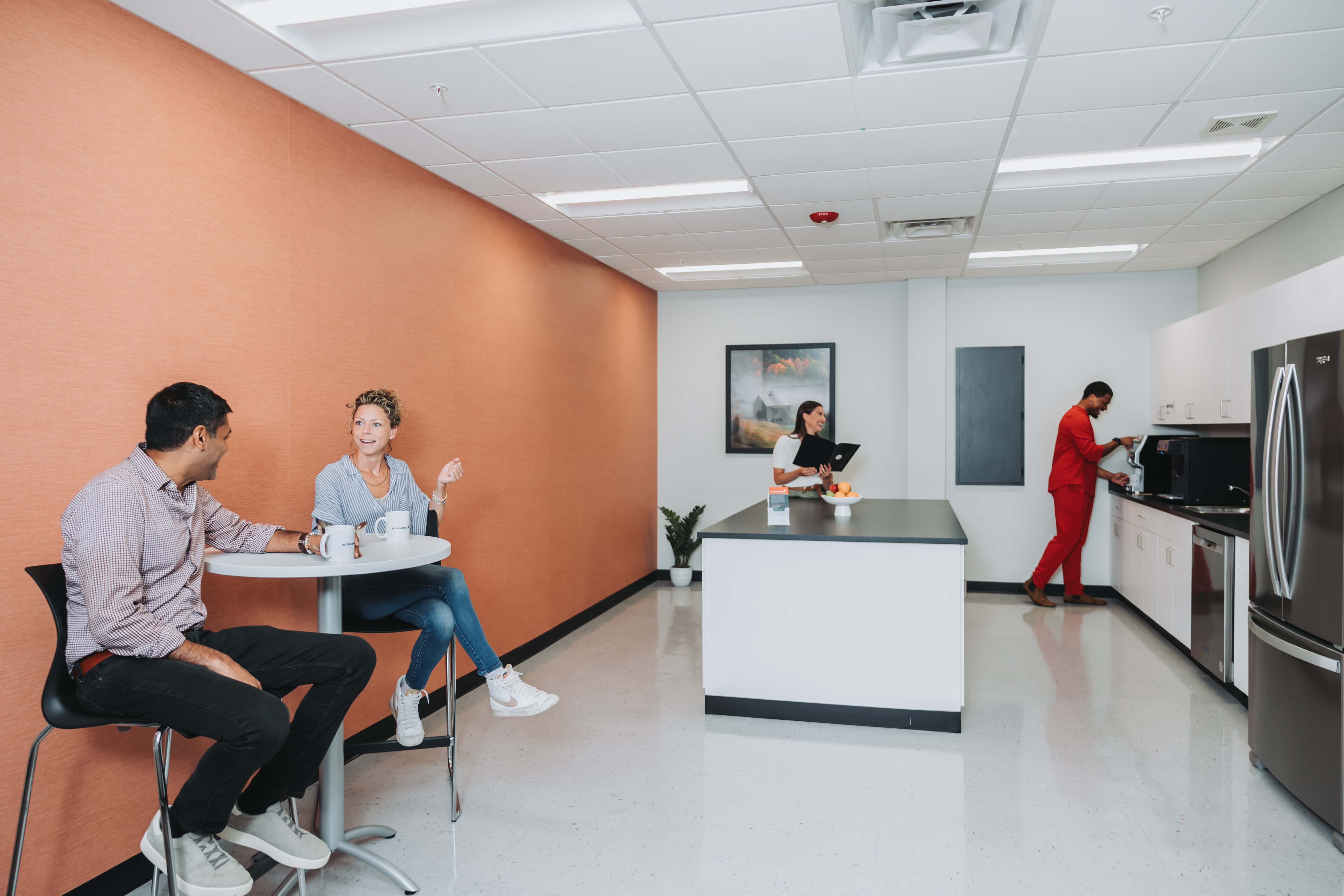 The Beverly kitchen and coffee area