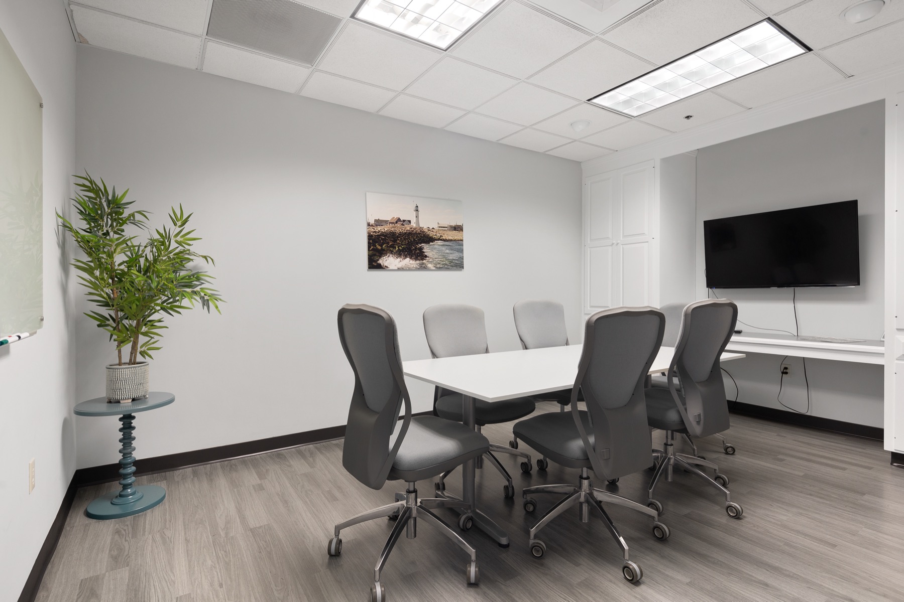 The conference room at Workspace Hingham