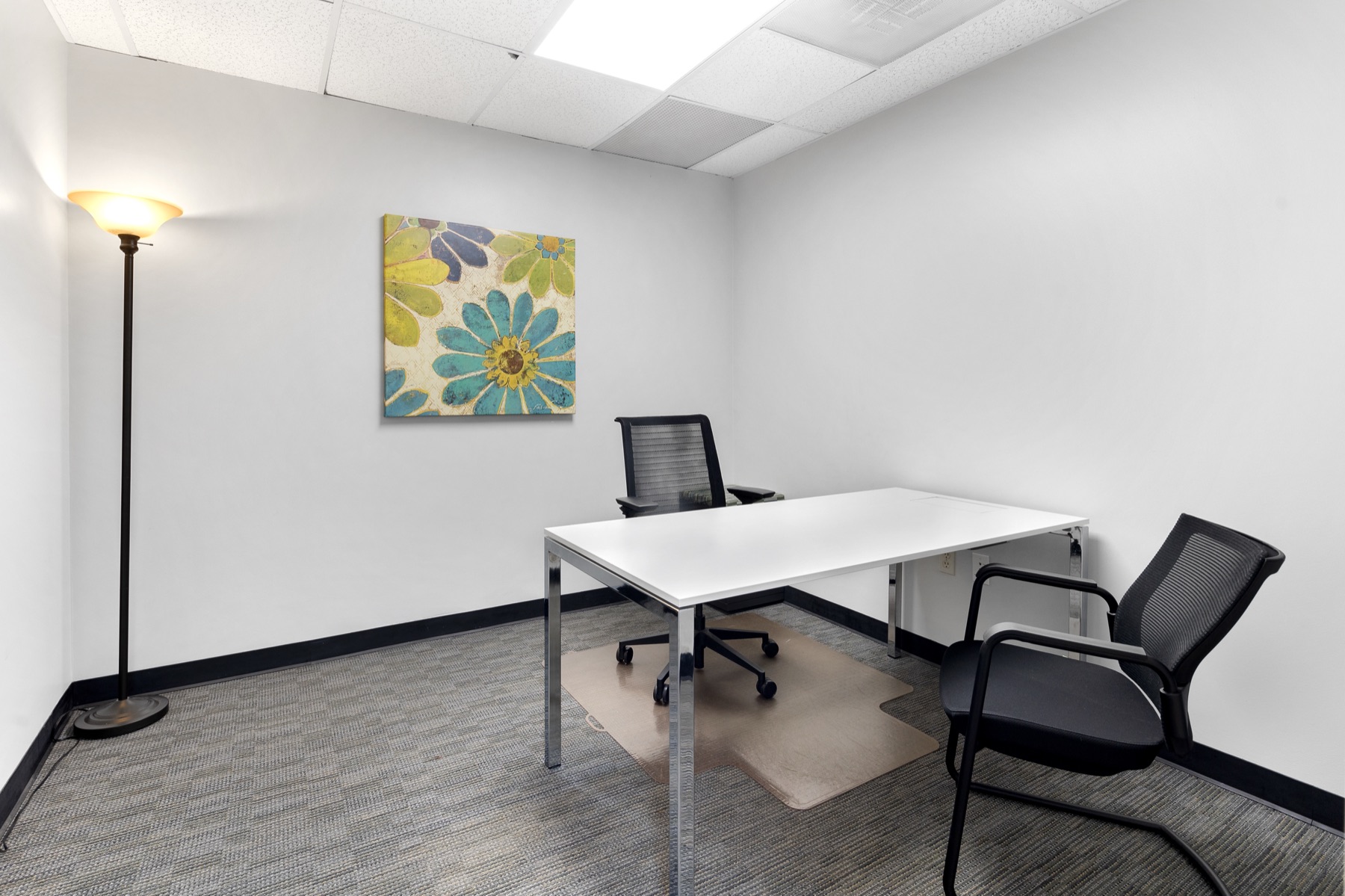 A private office at Workspace Hingham